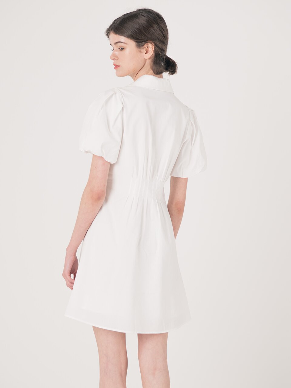 WED_Sweet balloon shirt dress