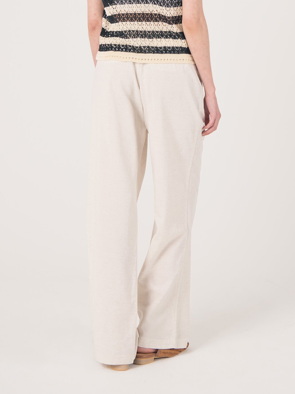 WED_Two line detail pants_BEIGE