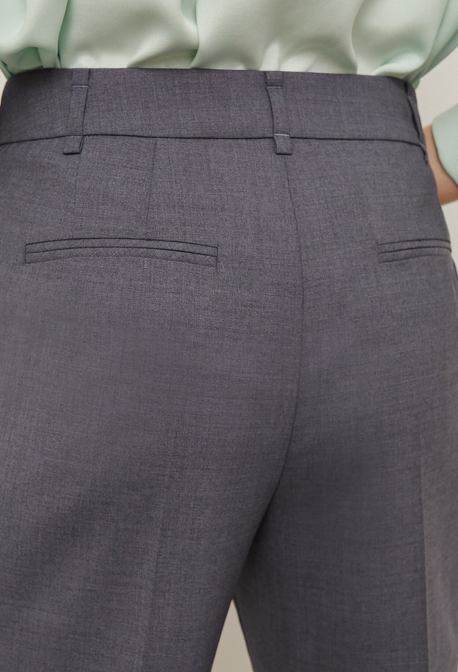 세미부츠컷수트팬츠 (GREY)