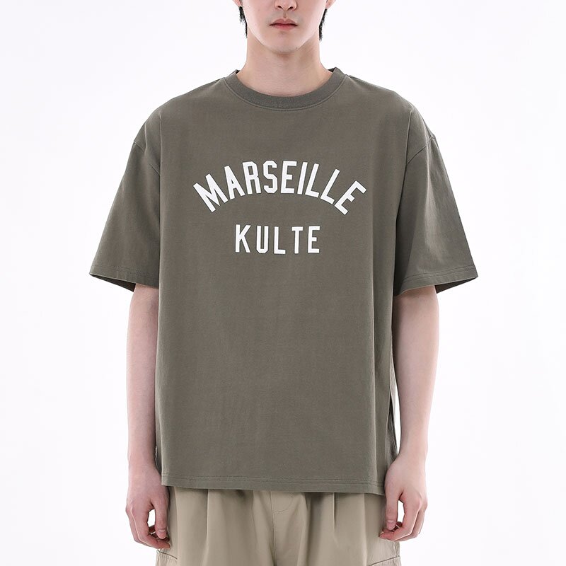 MARSEILLE COLLEGE T-SHIRT 카키