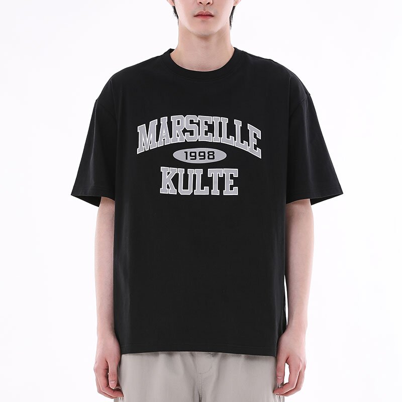 M-COLLEGE T-SHIRT 블랙