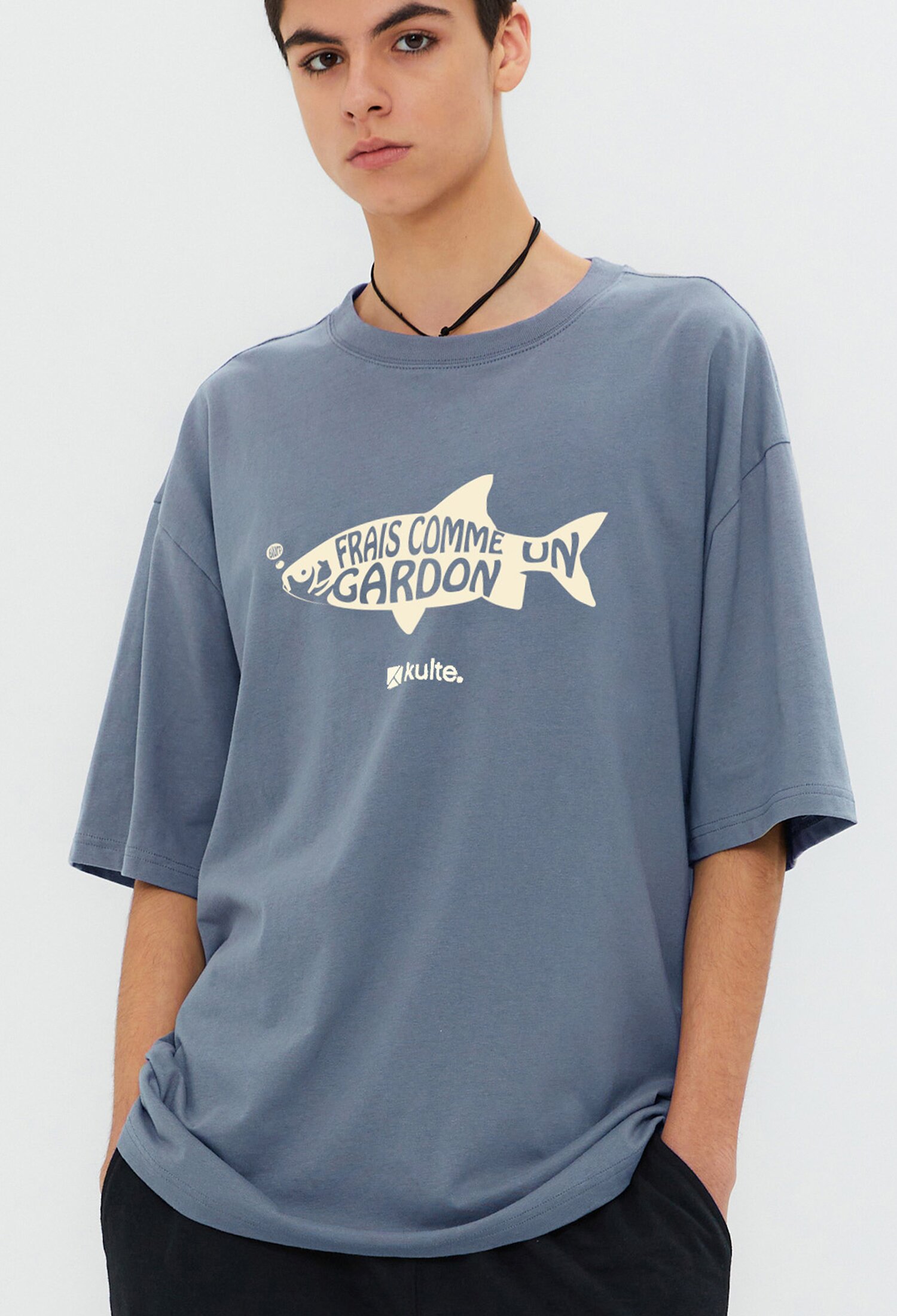 FISH T-SHIRT 블루
