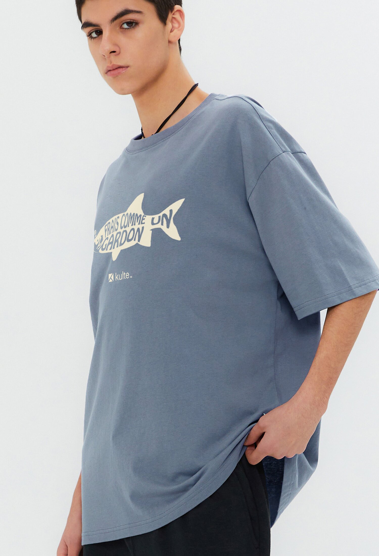 FISH T-SHIRT 블루