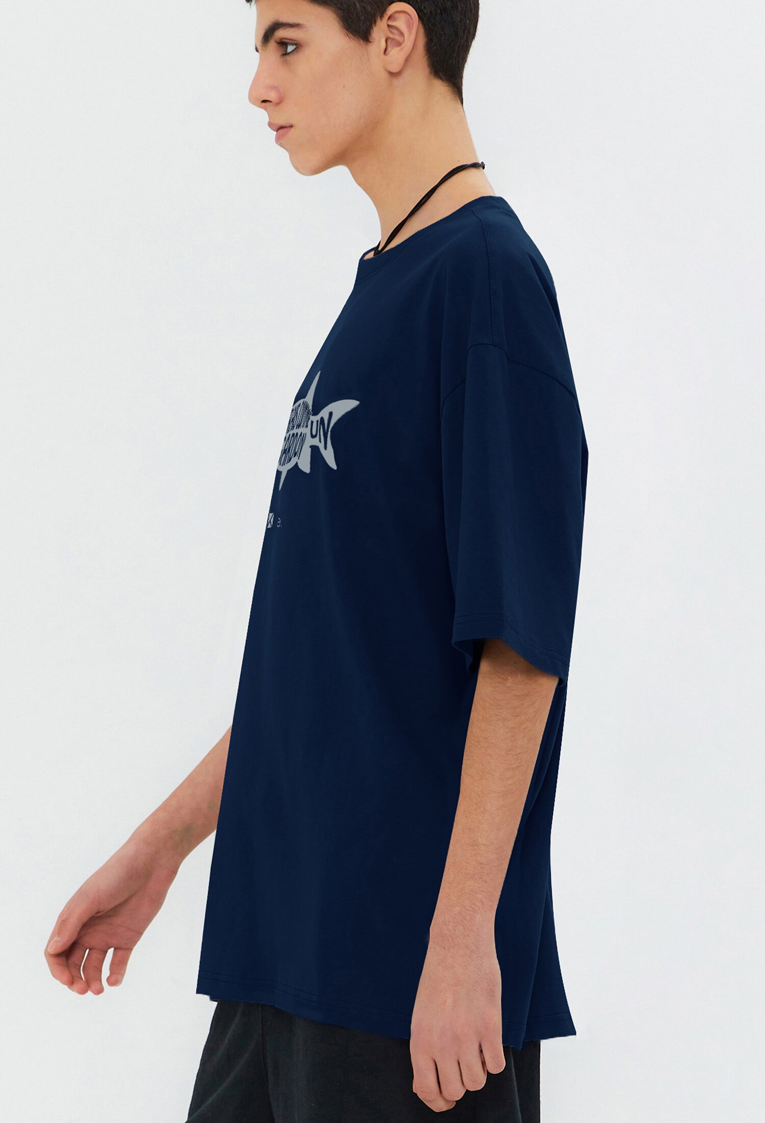 FISH T-SHIRT 네이비
