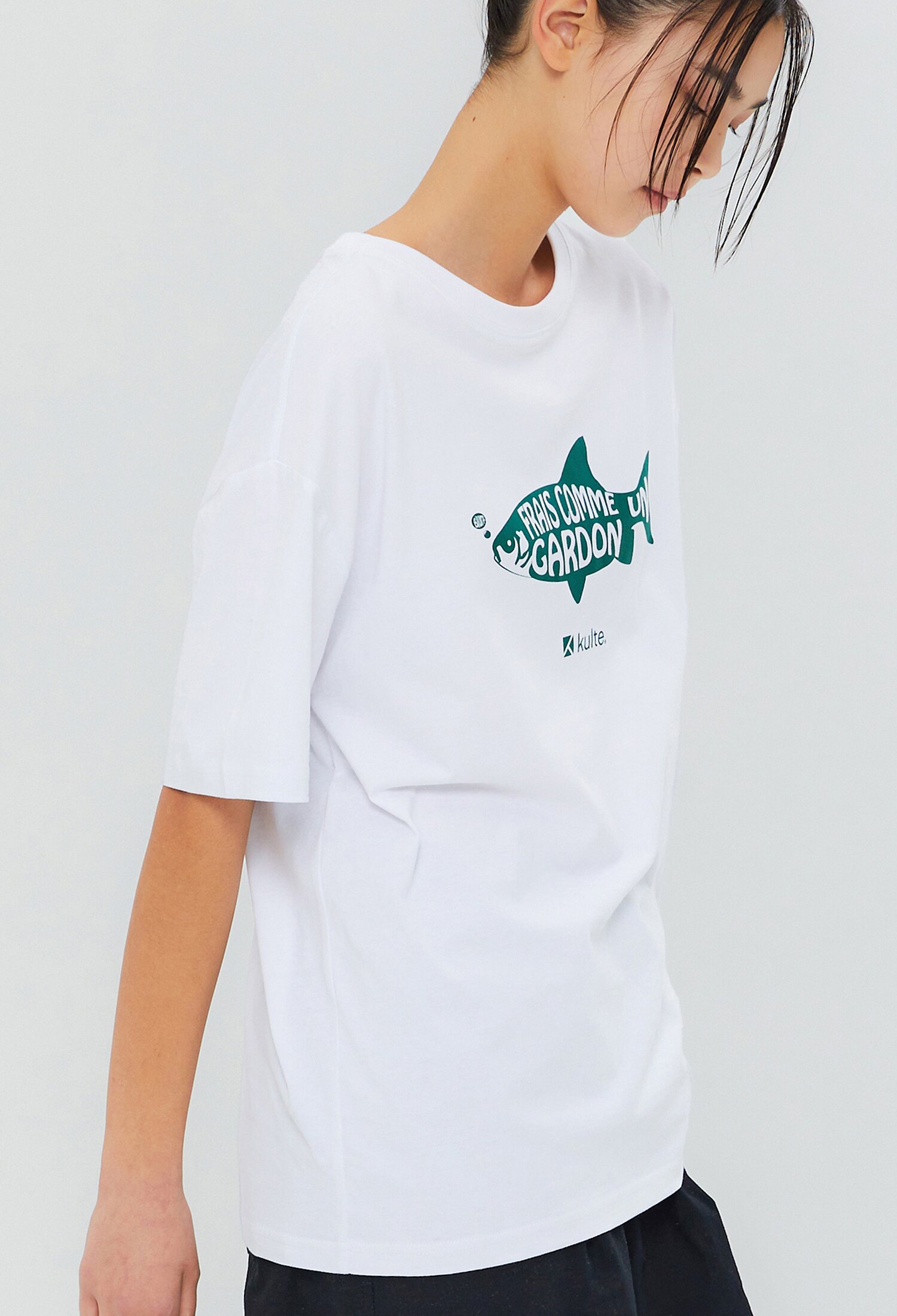 FISH T-SHIRT 화이트