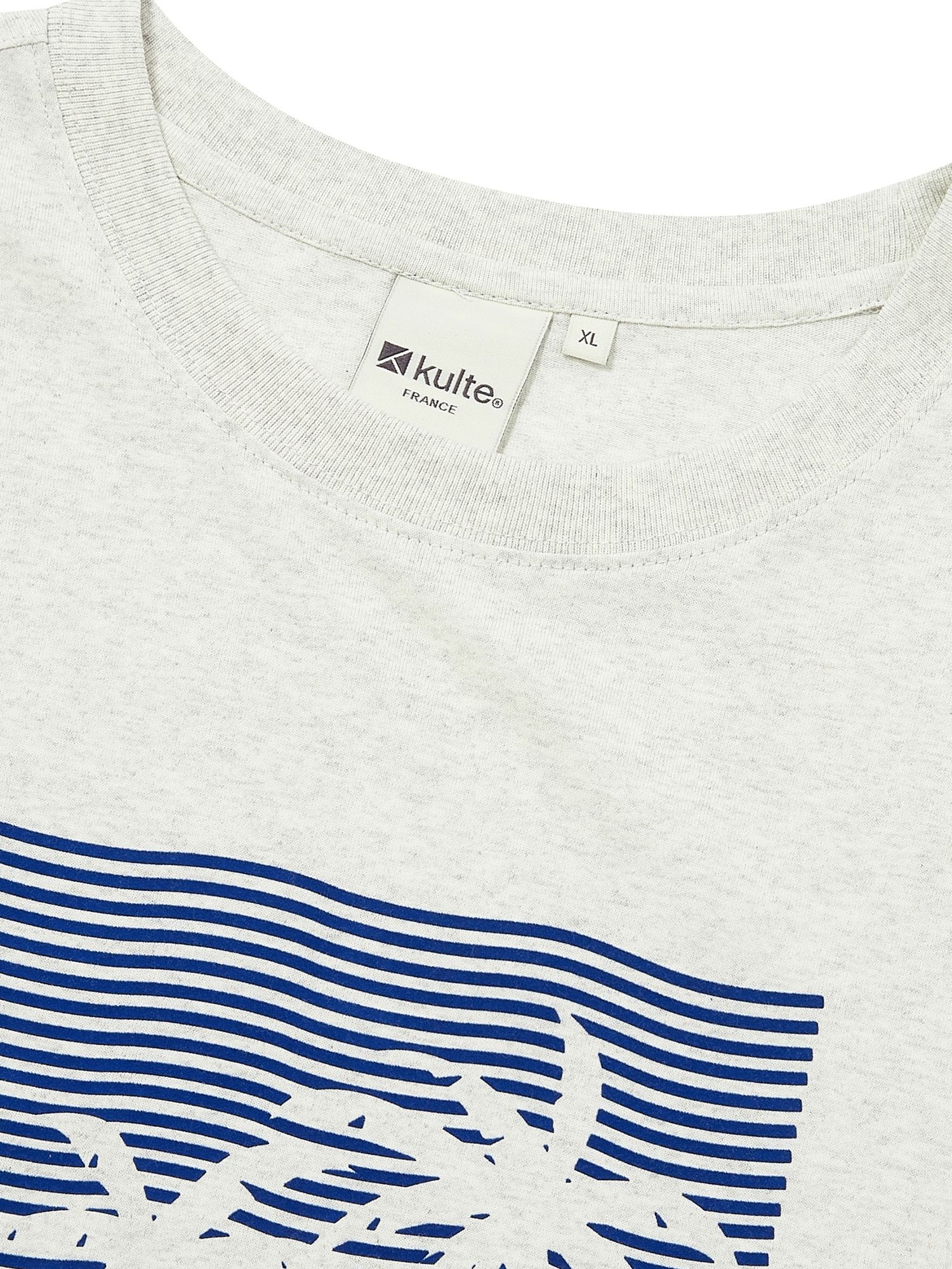 PALM VIBES T-SHIRT 라이트멜란지그레이