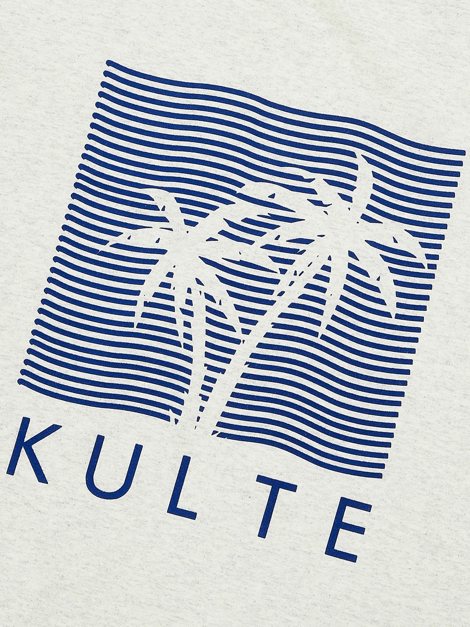 PALM VIBES T-SHIRT 라이트멜란지그레이