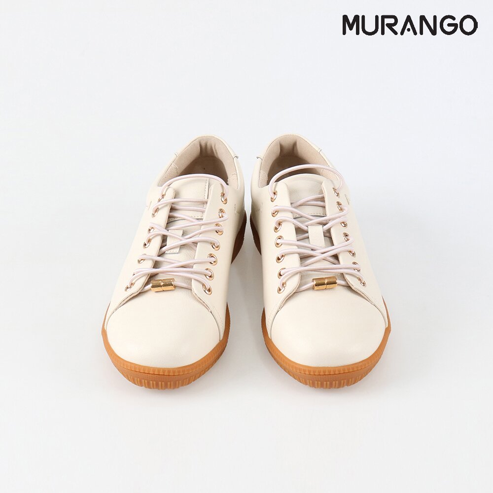 머랭고 소가죽 스니커즈 아이보리 2cm (M23S02LIV)