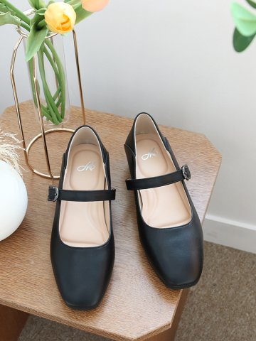 (머랭고) 소가죽 메리제인슈즈 2cm M23S06L