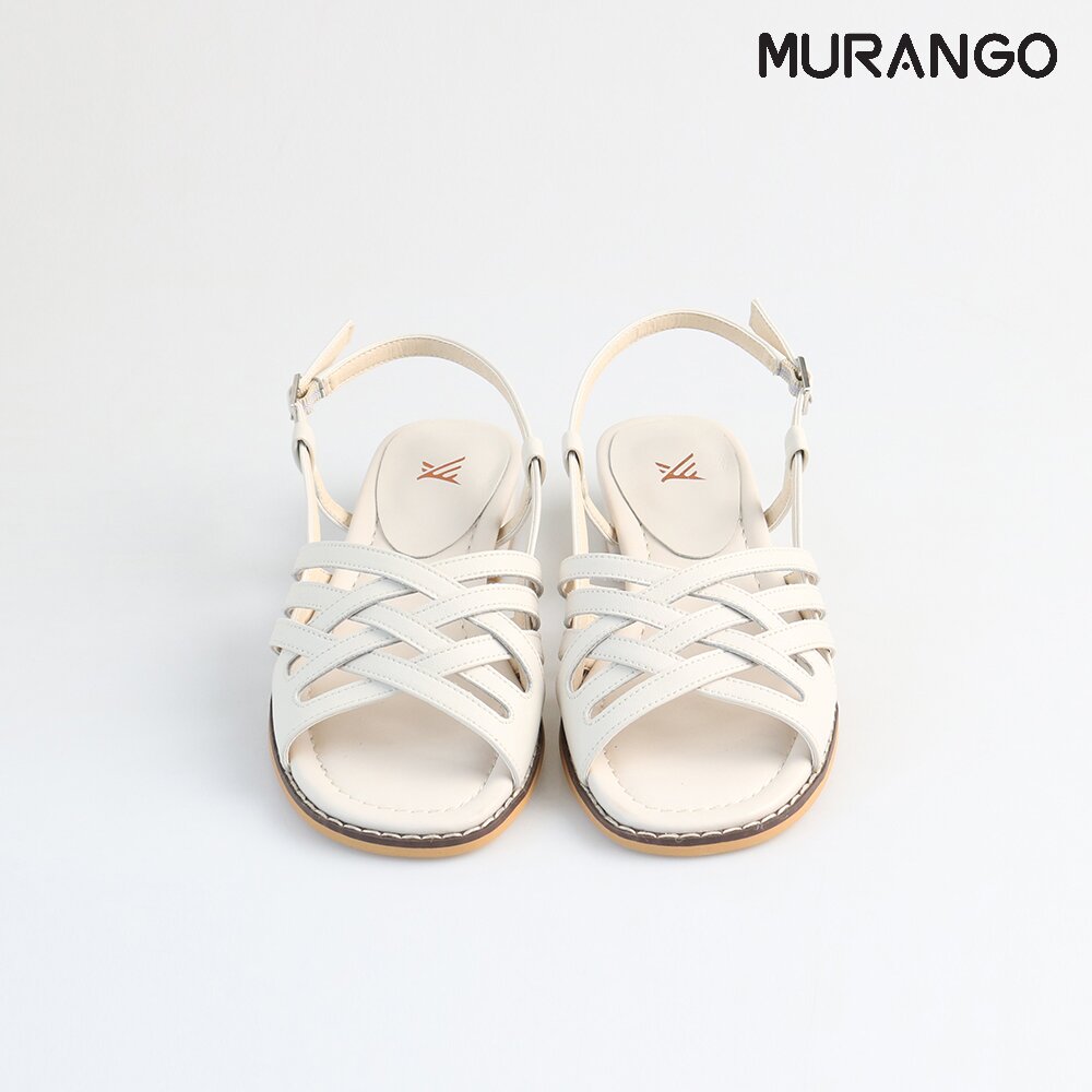 소가죽 발리무드 스트랩 샌들 브라운 2cm (M23M10LBR)