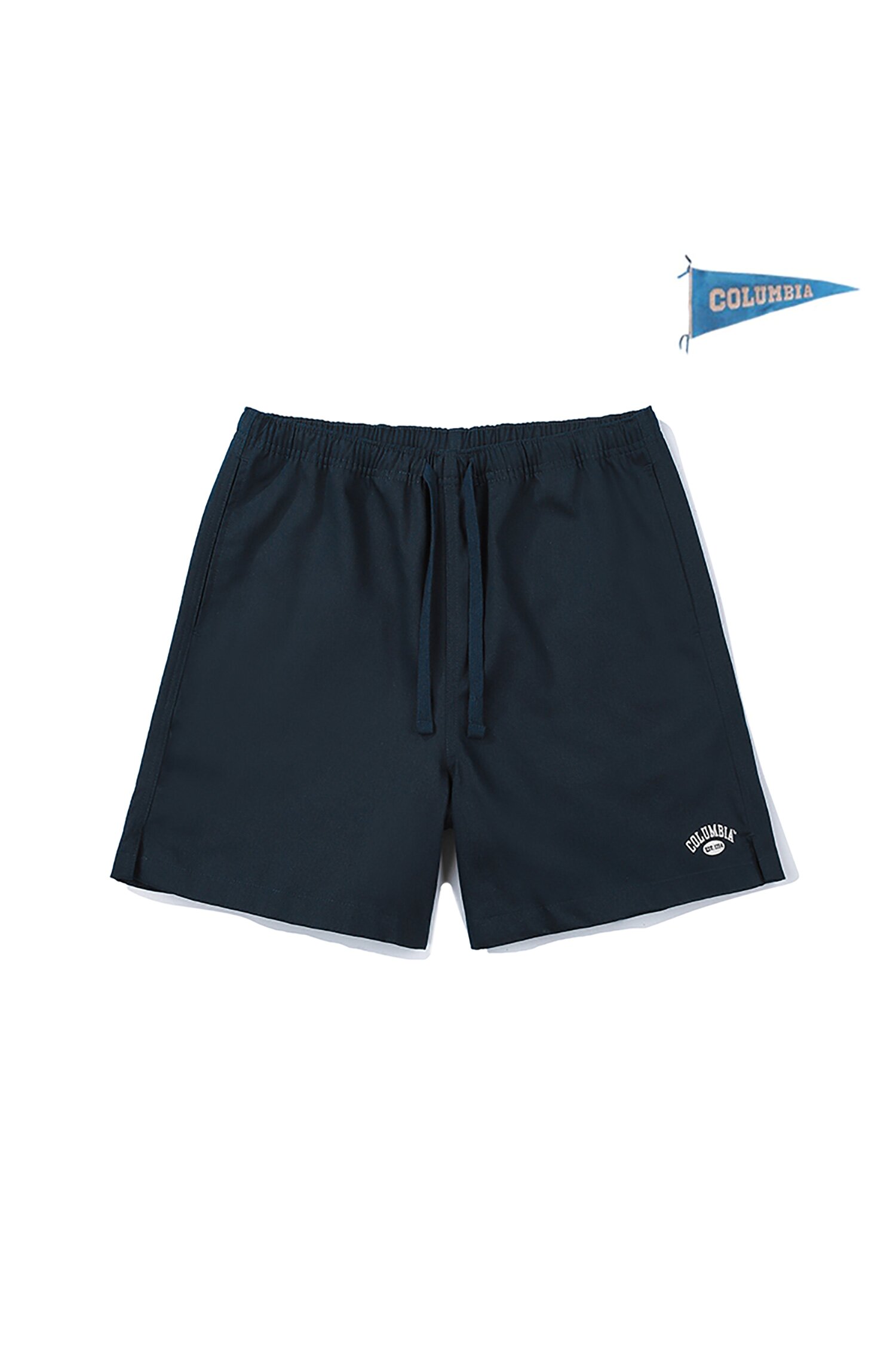 ARCH LOGO COTTON SHORTS PANTS NAVY