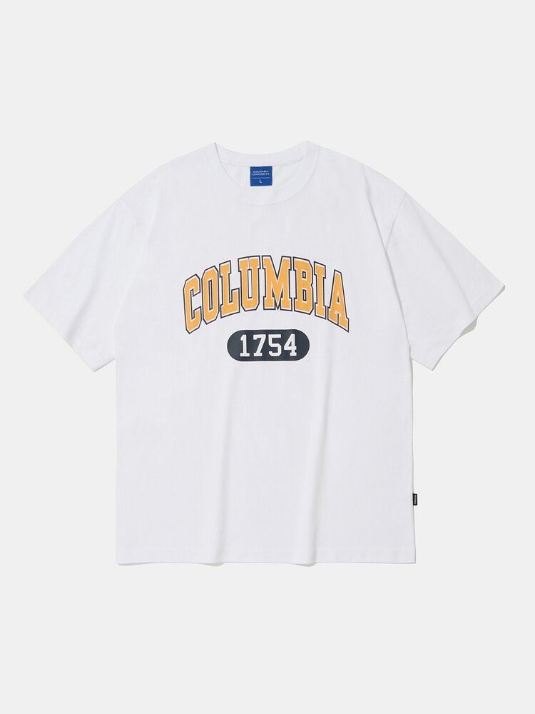 1754 ARCH LOGO T-SHIRTS WHITE