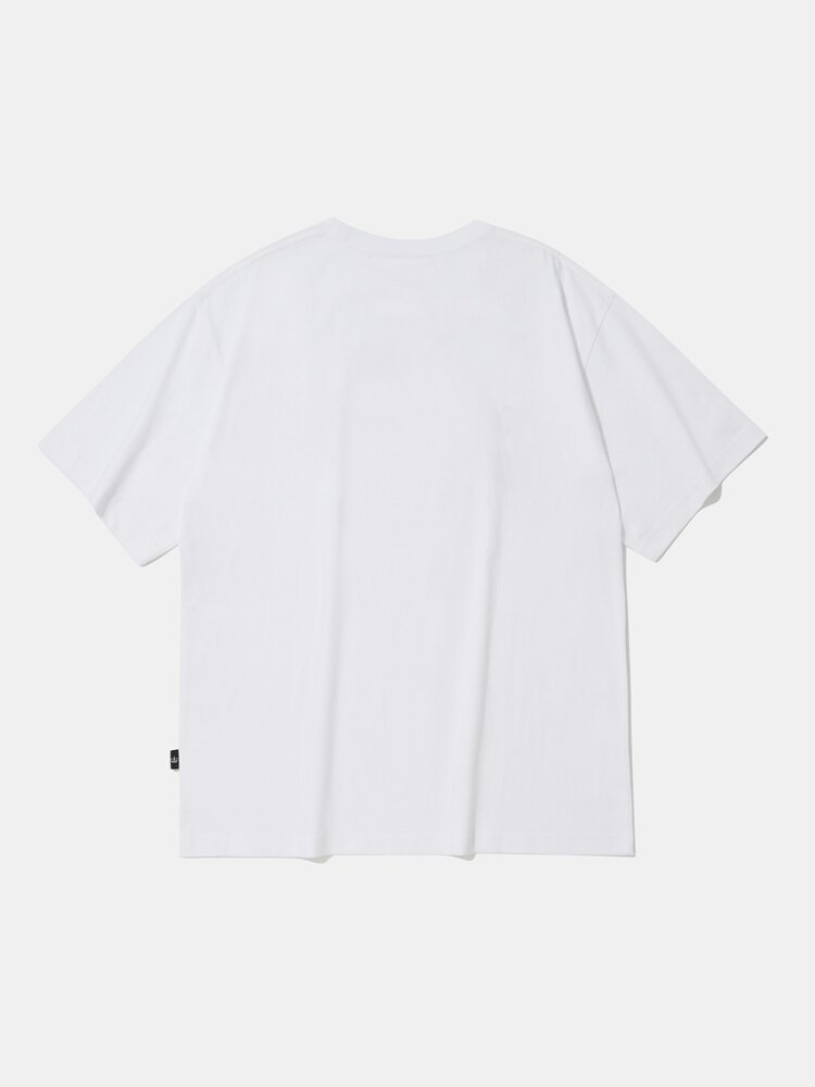 1754 ARCH LOGO T-SHIRTS WHITE