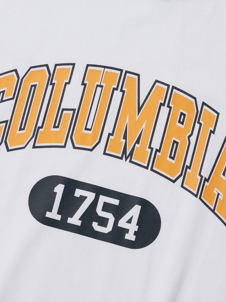 1754 ARCH LOGO T-SHIRTS WHITE