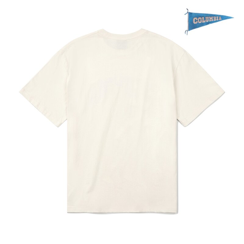 1754 ARCH LOGO T-SHIRTS CREAM