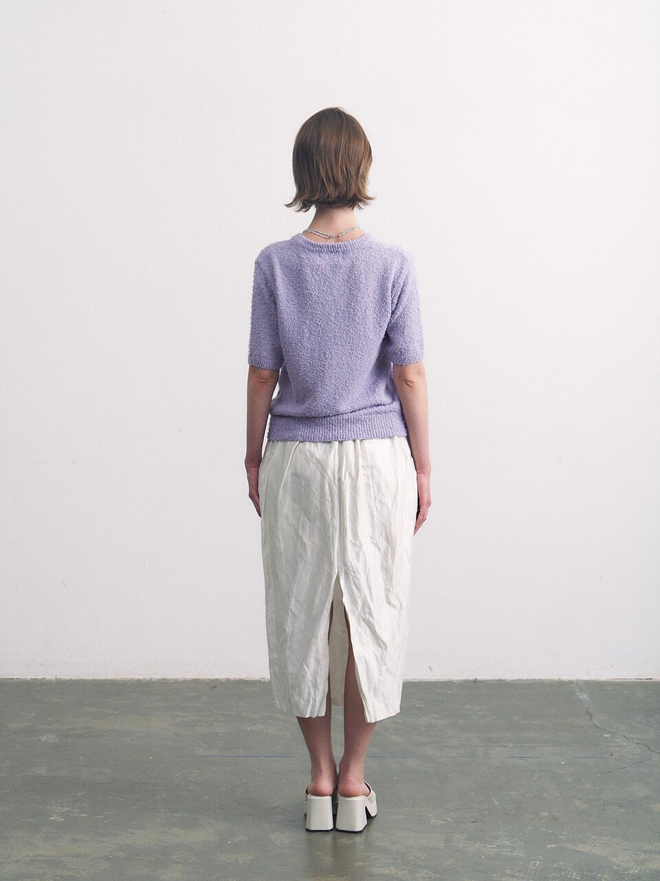 pigtail cotton half round purple