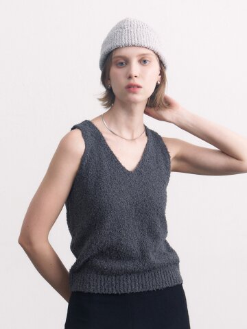 pigtail cotton beanie_3colors