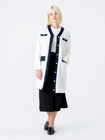 [분더가이스트] 배색원피스 아이보리