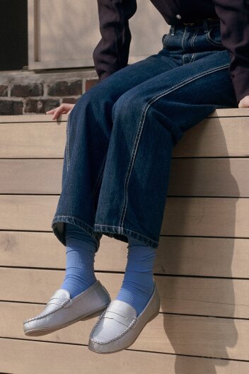 소프트 드라이빙 로퍼  31107SV_silver