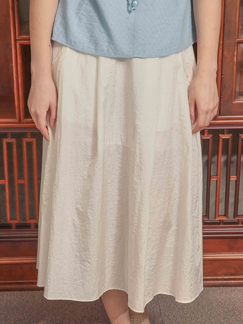 PM_Semi flared a line skirt