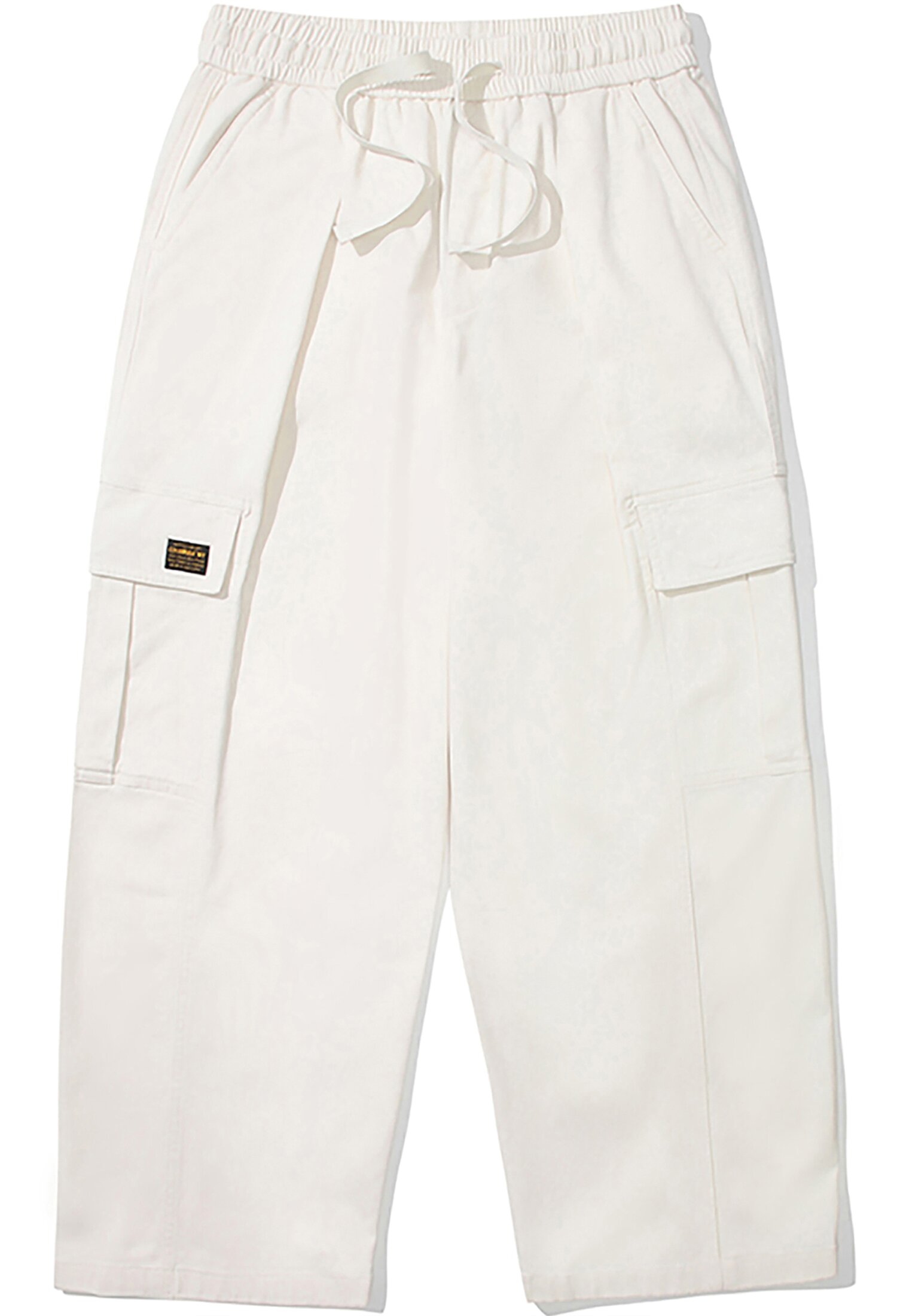 M-LABEL WIDE-FIT CARGO PANTS 크림