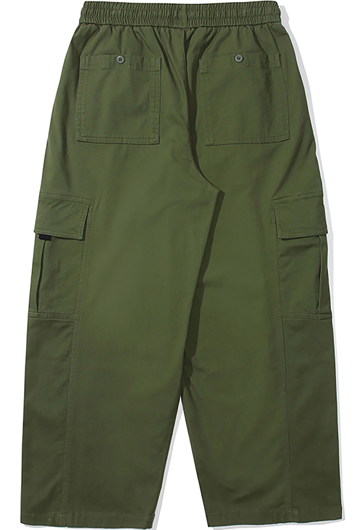 M-LABEL WIDE-FIT CARGO PANTS 헌터카키