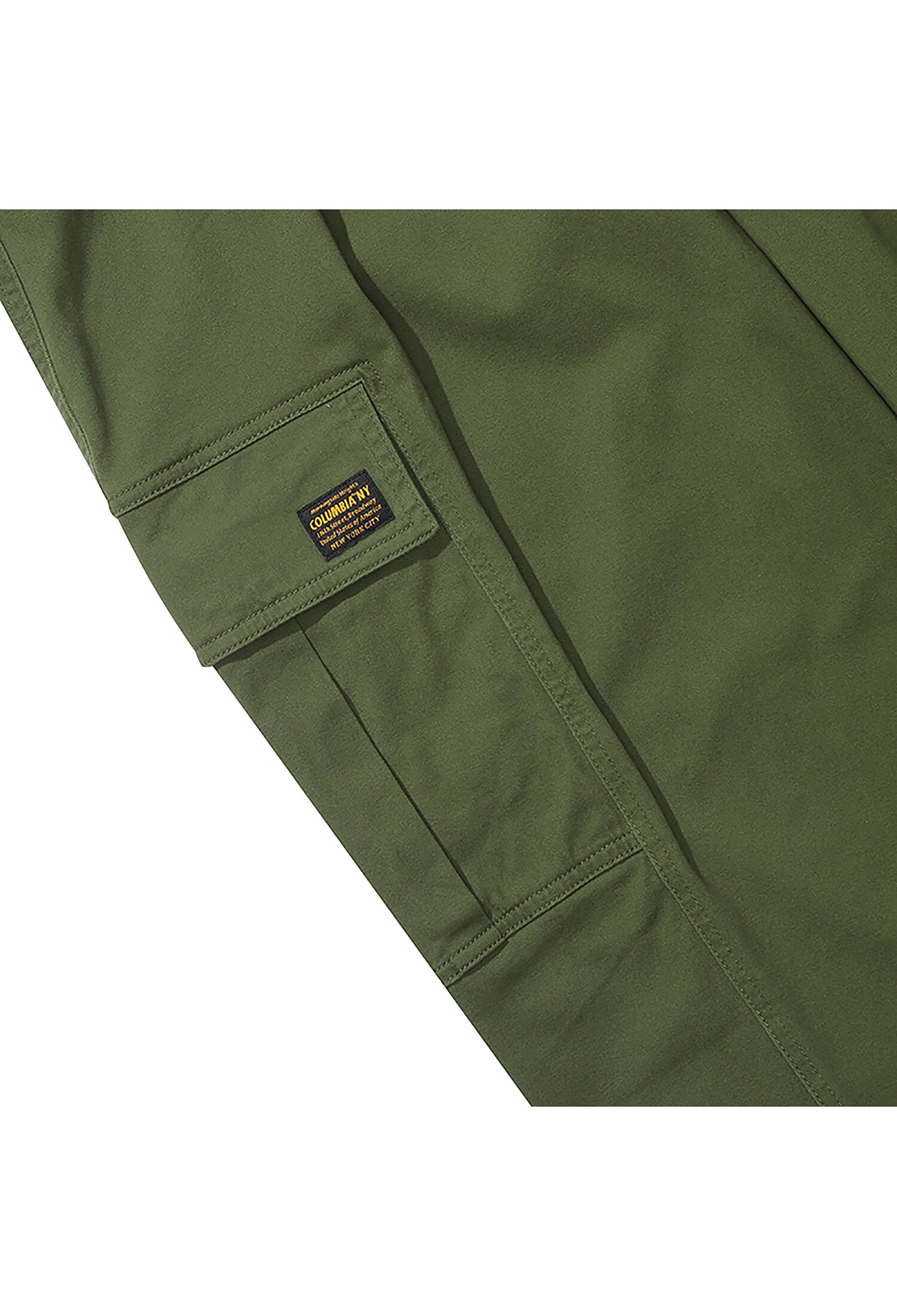 M-LABEL WIDE-FIT CARGO PANTS 헌터카키