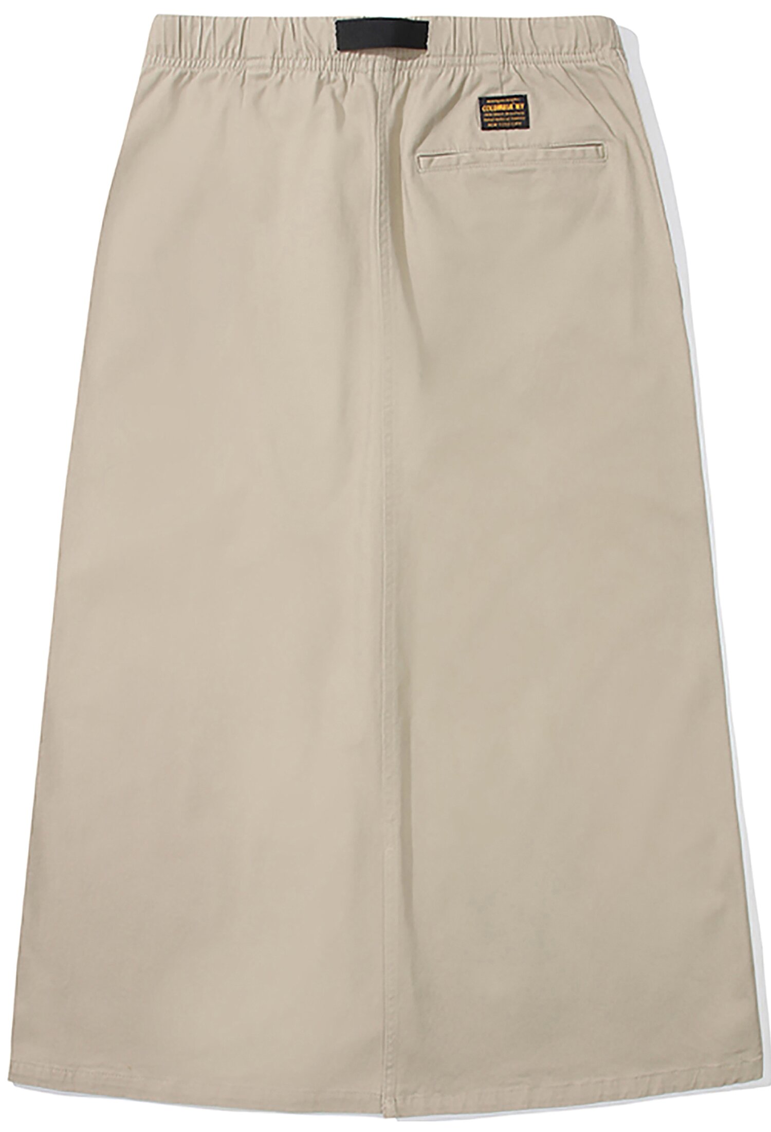 M-LABEL BELTED PEACH COTTON LONG SKIRT 헤리티지베이지