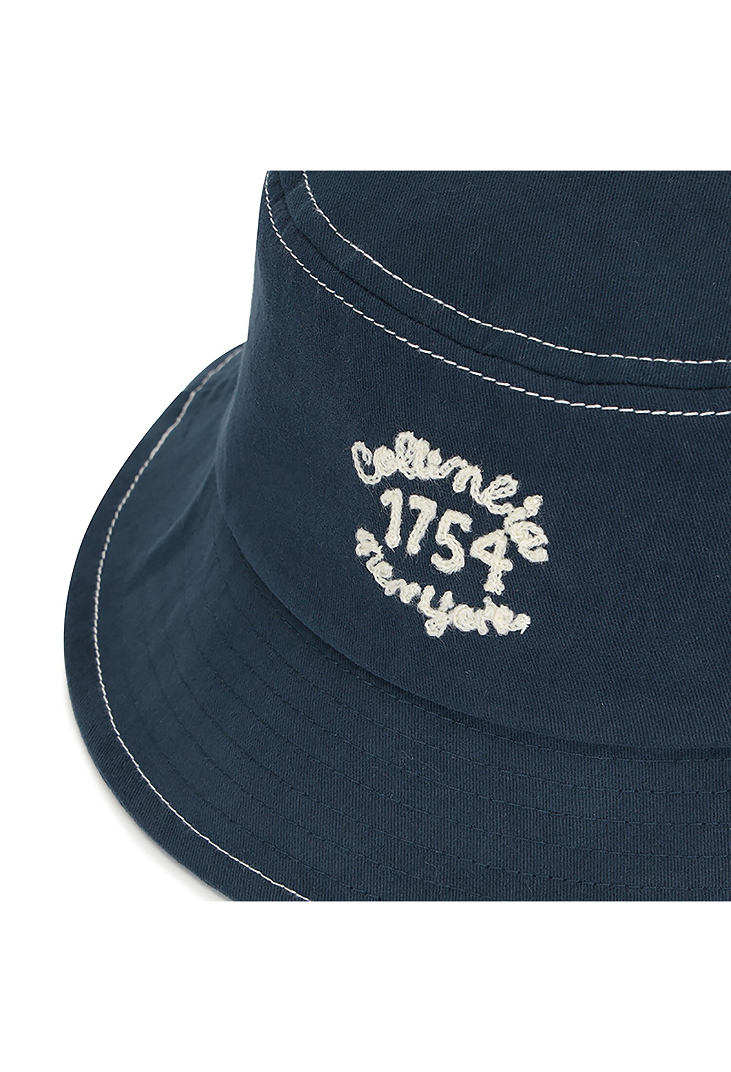 1754 CLASSIC LOGO BUCKET HAT 크라운네이비