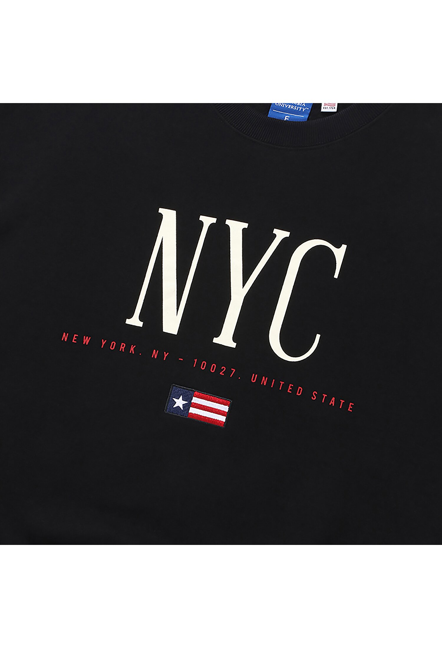 NYC FLAGS WOMENS FLEECE SWEATSHIRTS 블랙