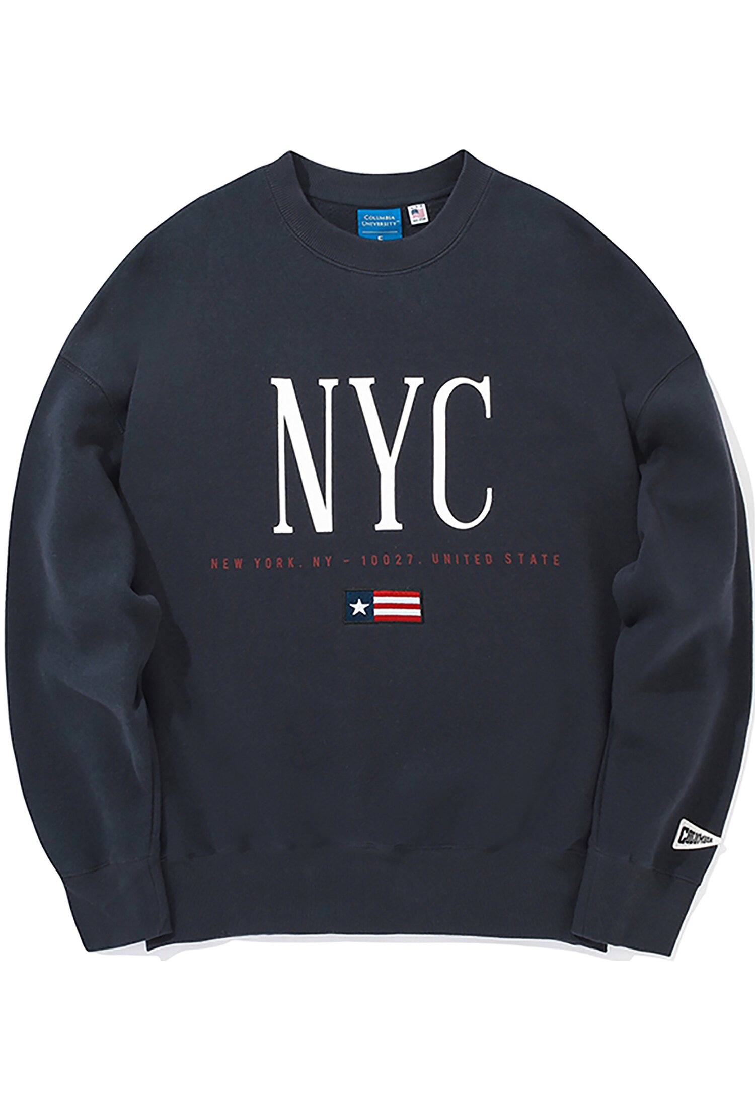 NYC FLAGS WOMENS FLEECE SWEATSHIRTS 크라운네이비