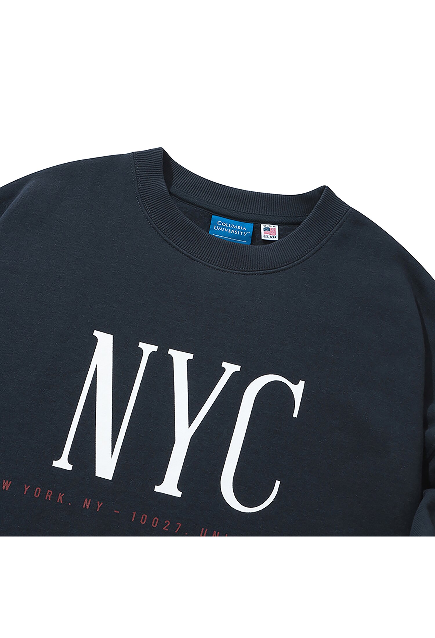 NYC FLAGS WOMENS FLEECE SWEATSHIRTS 크라운네이비