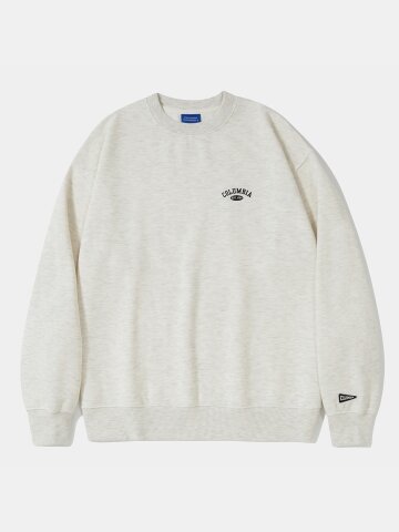 CU ARCH LOGO FLEECE SWEATSHIRTS 오트밀