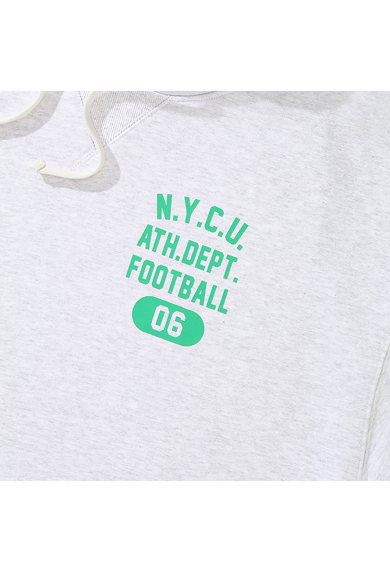 1906 FOOTBALL TEAM LOGO TERRY HOODIE 라이트M그레이