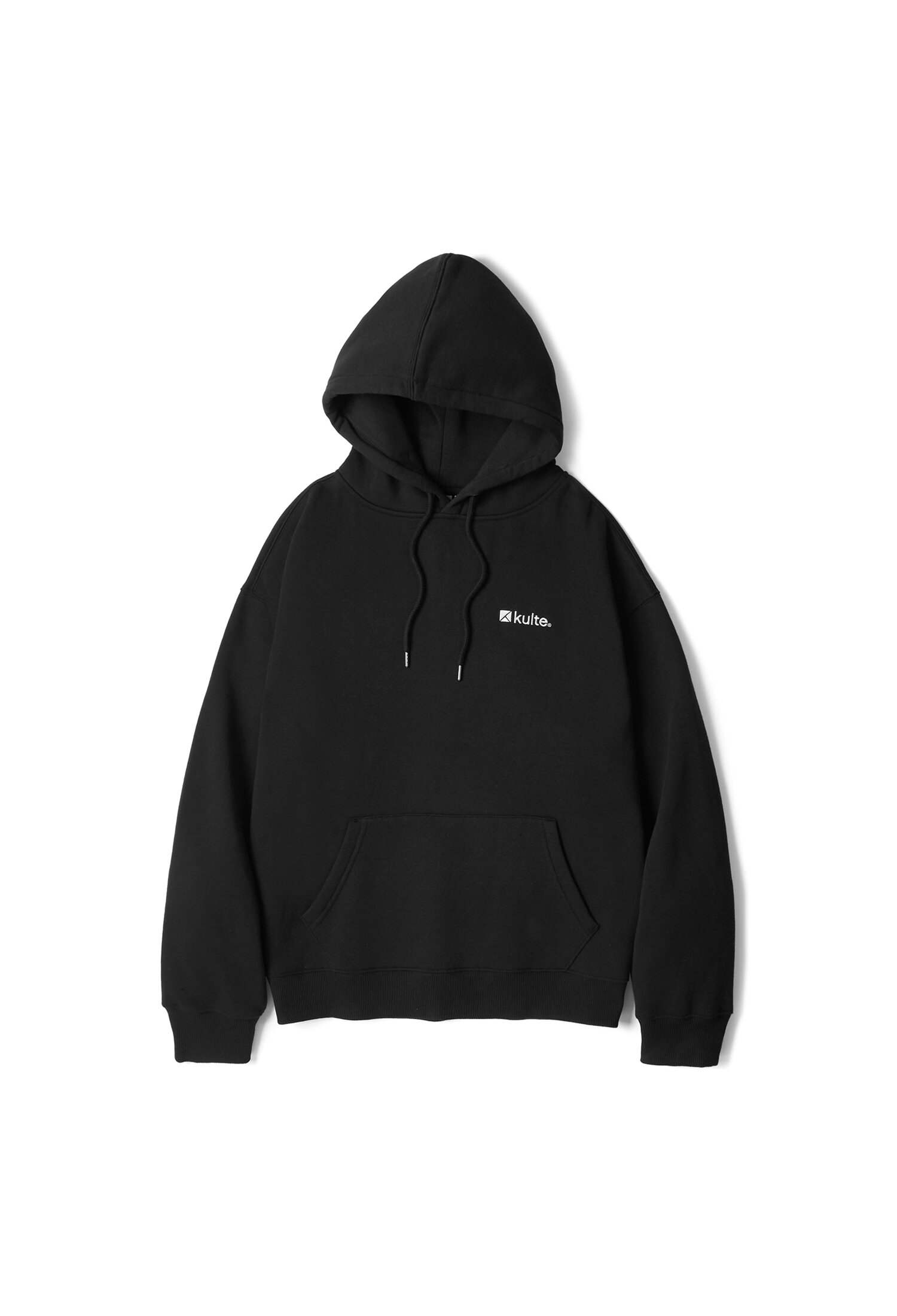 아이콘 로고 후디 BLACK