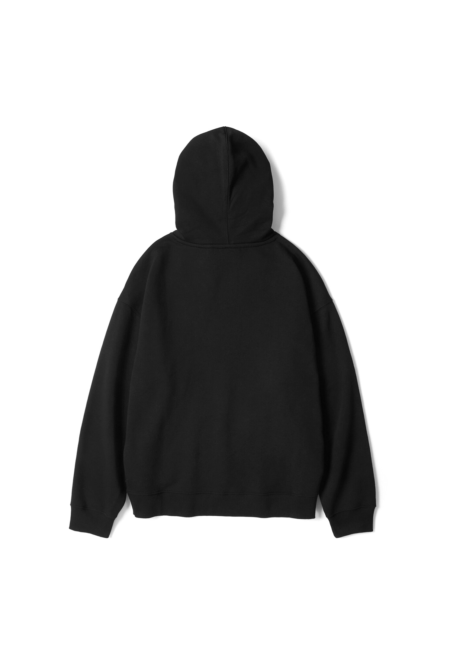 아이콘 로고 후디 BLACK