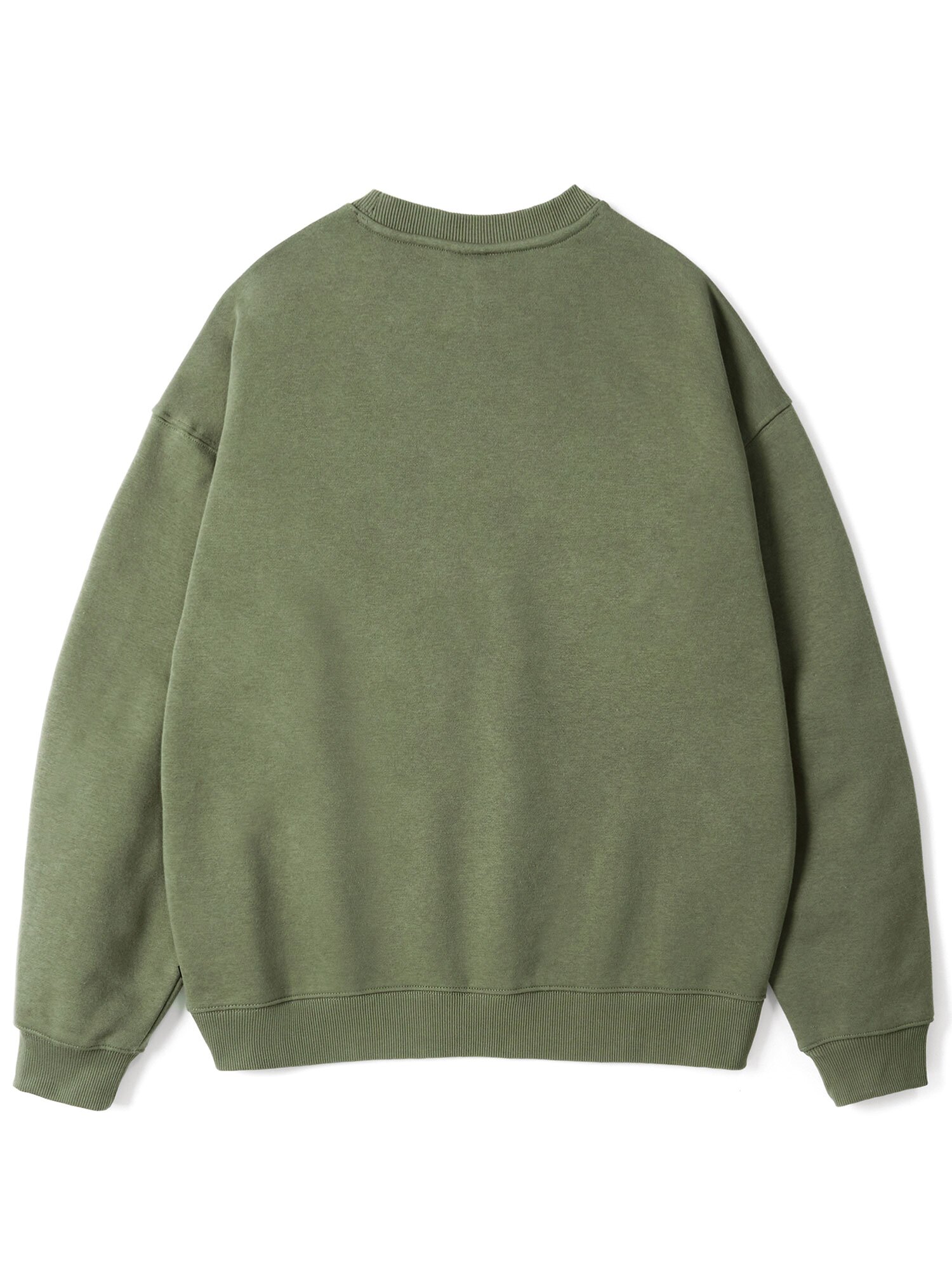 스노우 마운틴 로고 크루넥 KHAKI