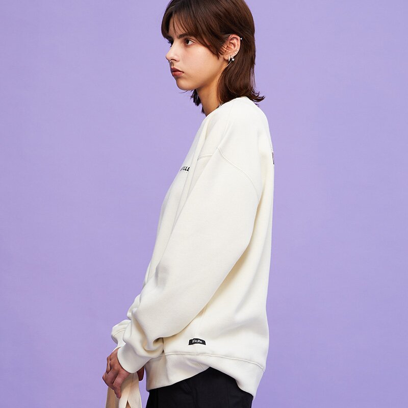 빈티지 페인트 크루넥 IVORY