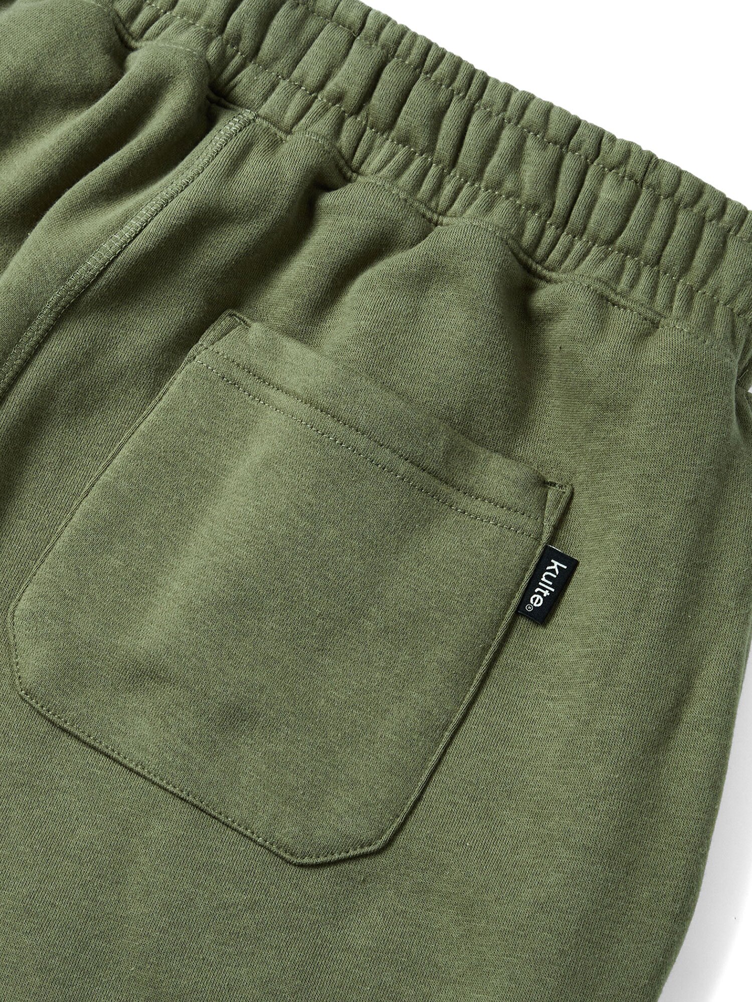 스노우 마운틴 로고 조거 팬츠 KHAKI