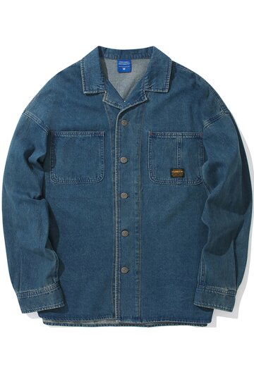 M-LABEL COUNTRY DENIM SHIRTS JACKET 미드나잇진