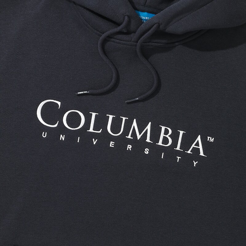 CU SIGNATURE EMB FLEECE HOODIE 크라운네이비