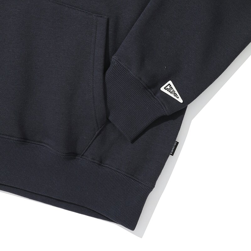 CU SIGNATURE EMB FLEECE HOODIE 크라운네이비