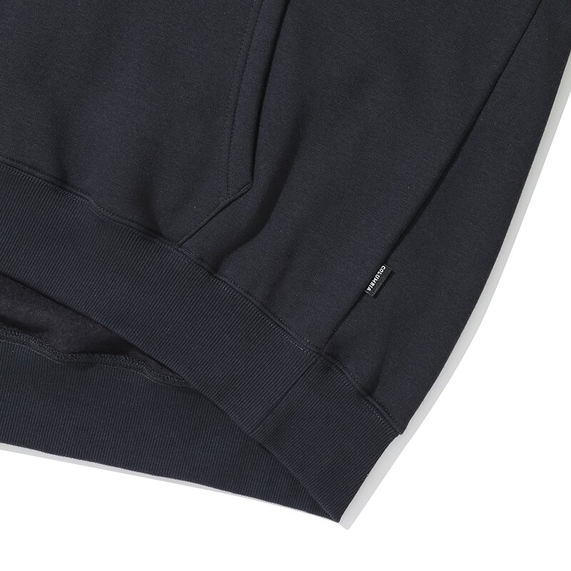CU SIGNATURE EMB FLEECE HOODIE 크라운네이비