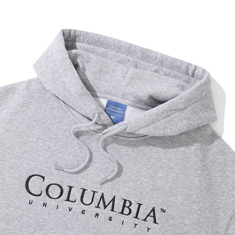CU SIGNATURE EMB FLEECE HOODIE M그레이