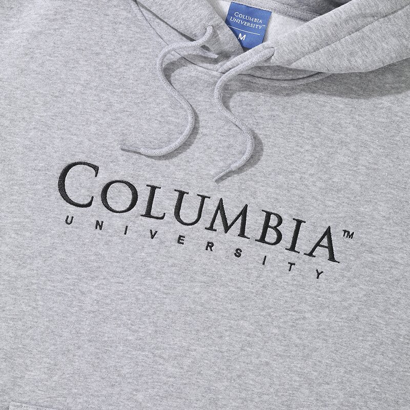 CU SIGNATURE EMB FLEECE HOODIE M그레이
