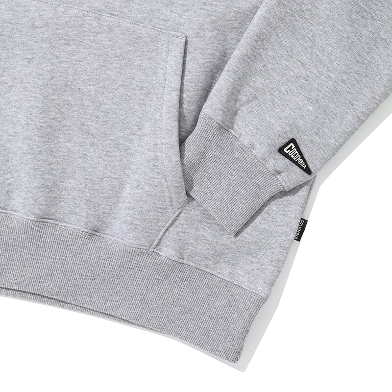 CU SIGNATURE EMB FLEECE HOODIE M그레이