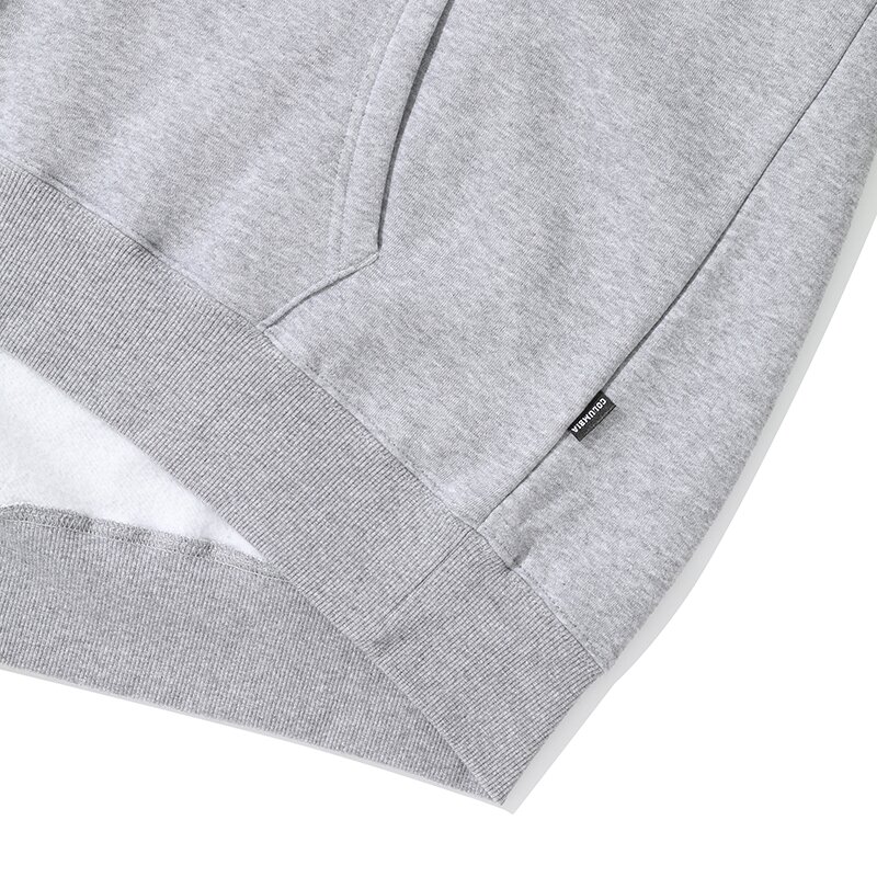 CU SIGNATURE EMB FLEECE HOODIE M그레이