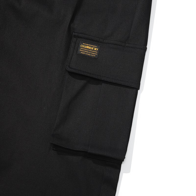 M-LABEL CP MULTI POCKET LOOSE-FIT PANTS 블랙