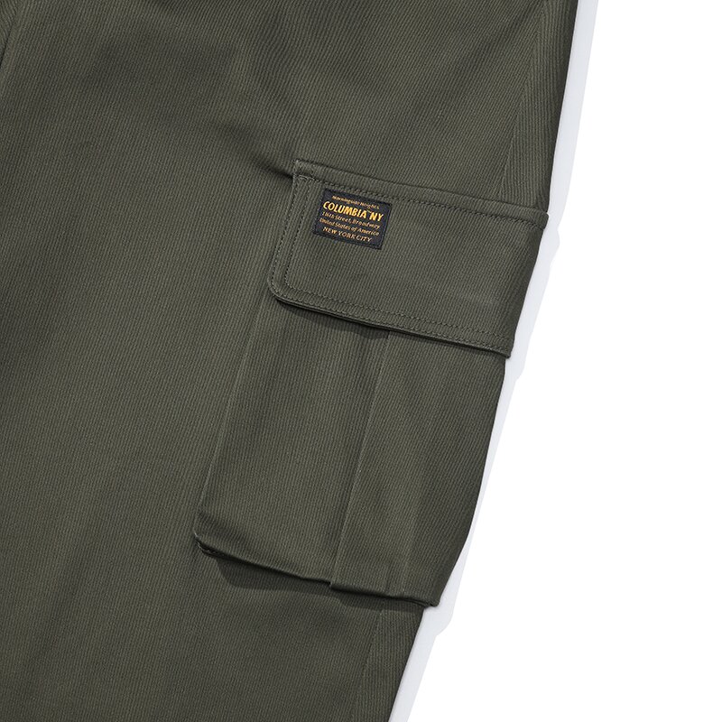 M-LABEL CP MULTI POCKET LOOSE-FIT PANTS 다크카키