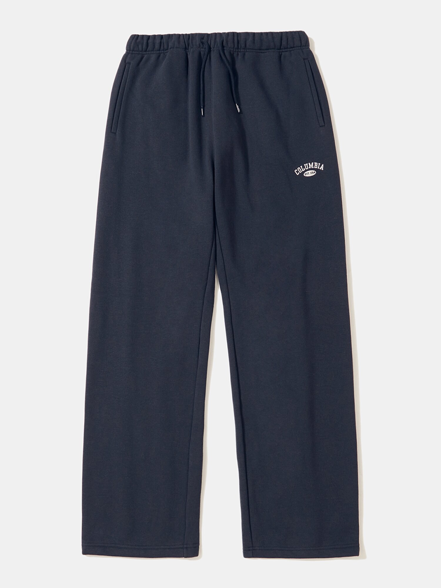 CU ARCH LOGO REGULAR-FIT FLEECE SWEATPANTS 크라운네이비